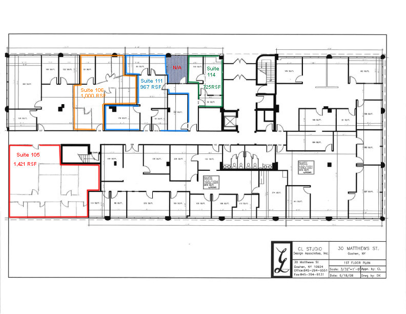 First Floor Plan McBride Corporate Real Estate